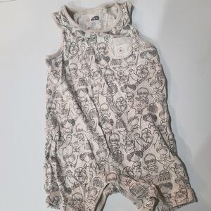 Baby Gap x Star Wars one piece romper 18-24 months